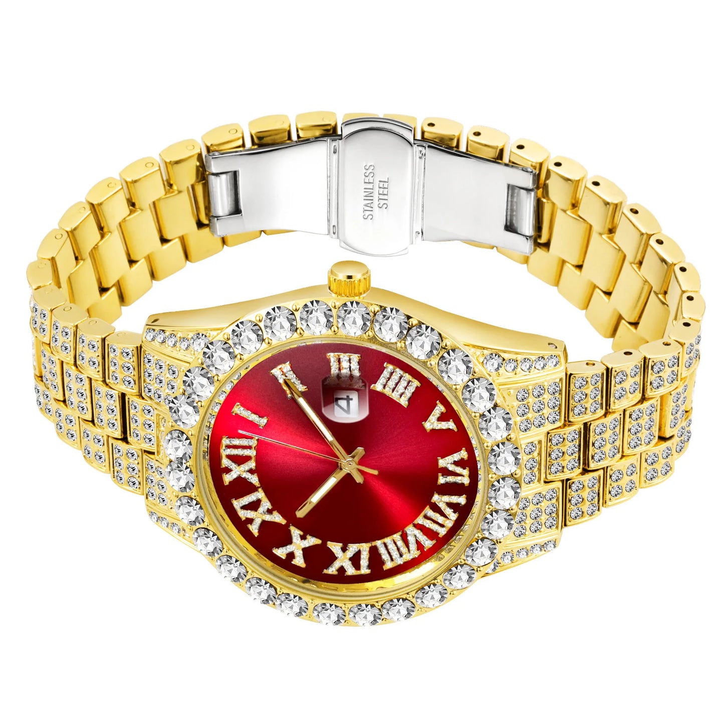 TOPGRILLZ 2020 New Watch High Quality Top Brand Luxury Bracelet Stainless Steel Quartz Wristwatch Business Clock