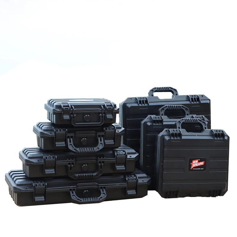 Safety Protection ToolBox Plastic Waterproof Tool case Equipment Instrumentation Box Sealed Moisture-proof Tool Box W/Sponge