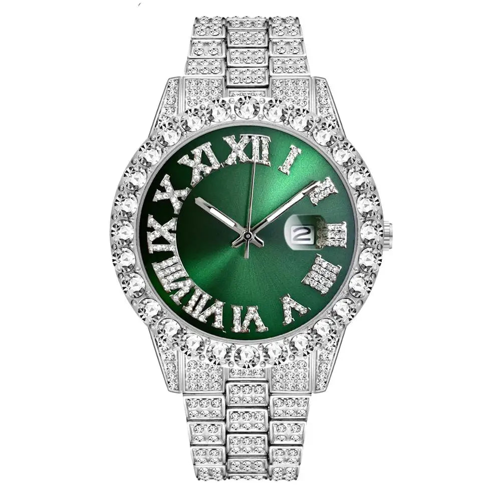 TOPGRILLZ 2020 New Watch High Quality Top Brand Luxury Bracelet Stainless Steel Quartz Wristwatch Business Clock