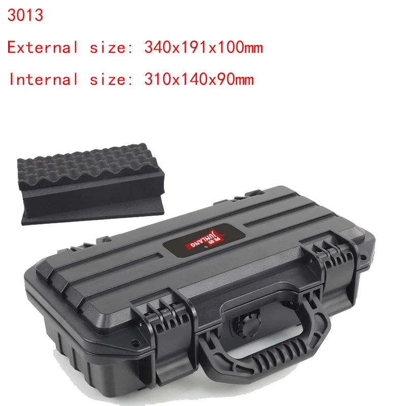 Safety Protection ToolBox Plastic Waterproof Tool case Equipment Instrumentation Box Sealed Moisture-proof Tool Box W/Sponge
