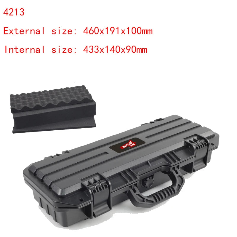 Safety Protection ToolBox Plastic Waterproof Tool case Equipment Instrumentation Box Sealed Moisture-proof Tool Box W/Sponge