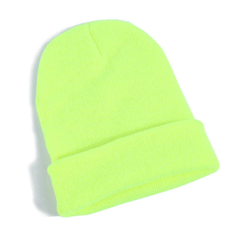 NEW Winter Hats Beanies Knitted Solid Cute Hat Girls Autumn Female Beanie Caps Warmer Bonnet Ladies Casual Cap