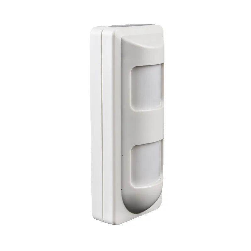 2pcs Wired 2PIR+Microwave Outdoor Anti-mask Anti-EMI PIR Motion Sensor for Wired Alarm Systems, Pet Friend/Curtain/Wide Angle