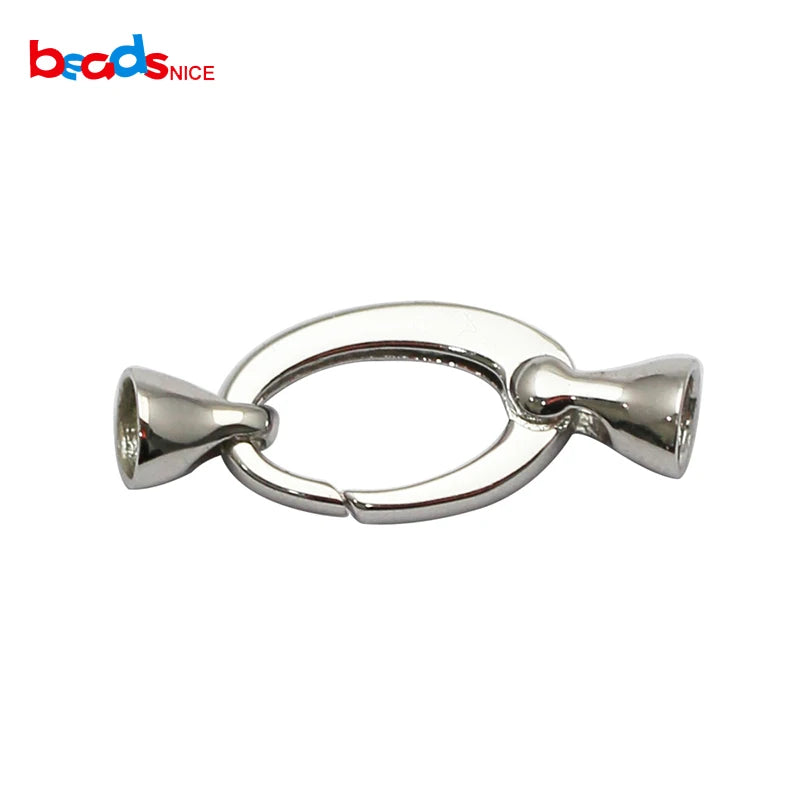 Beadsnice Pure Silver Connector Lobster Claw Clasps For Pearl Necklaces Fashion Jewelrys ID37138