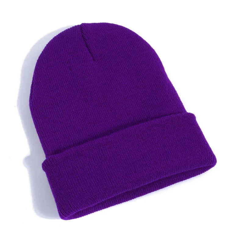 NEW Winter Hats Beanies Knitted Solid Cute Hat Girls Autumn Female Beanie Caps Warmer Bonnet Ladies Casual Cap