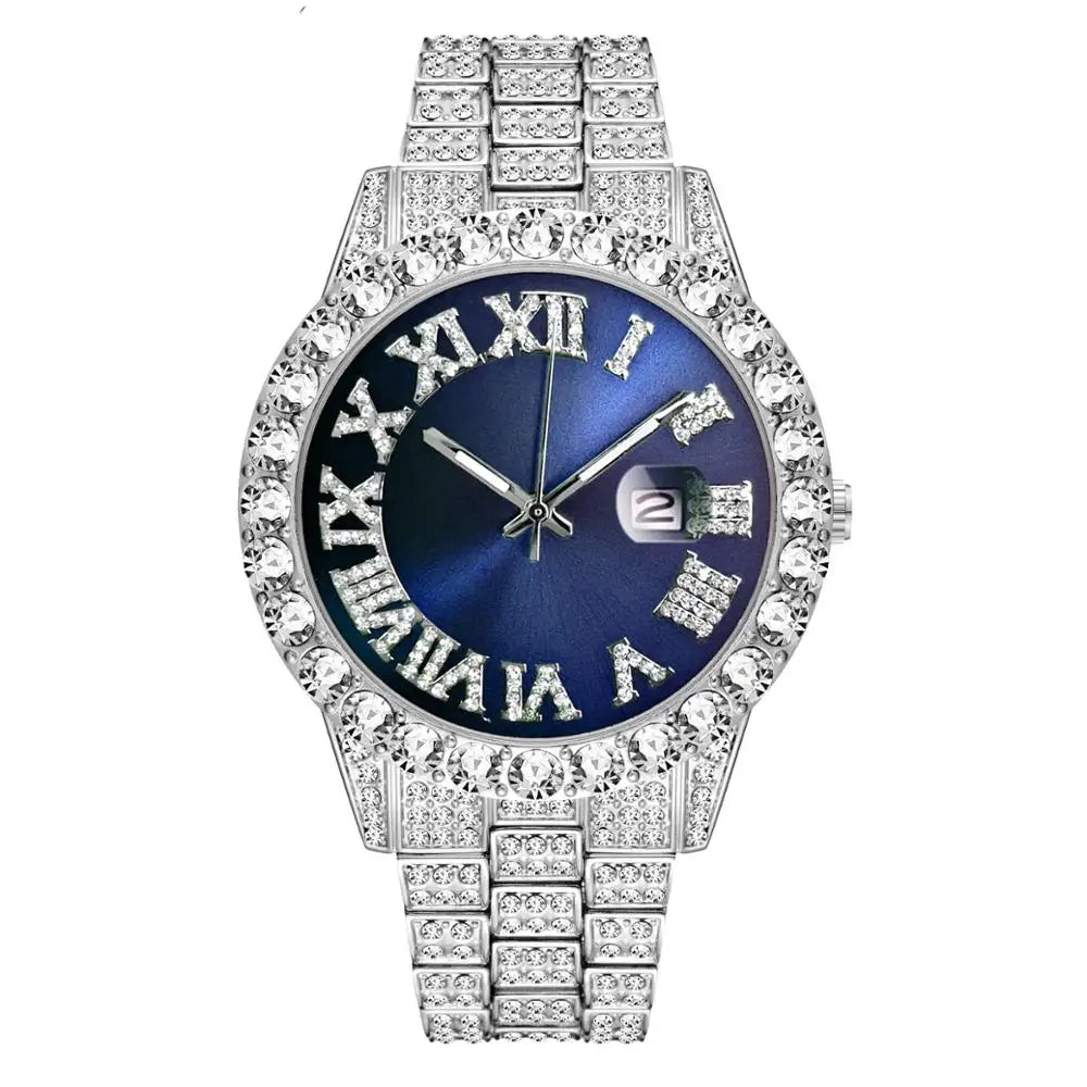 TOPGRILLZ 2020 New Watch High Quality Top Brand Luxury Bracelet Stainless Steel Quartz Wristwatch Business Clock