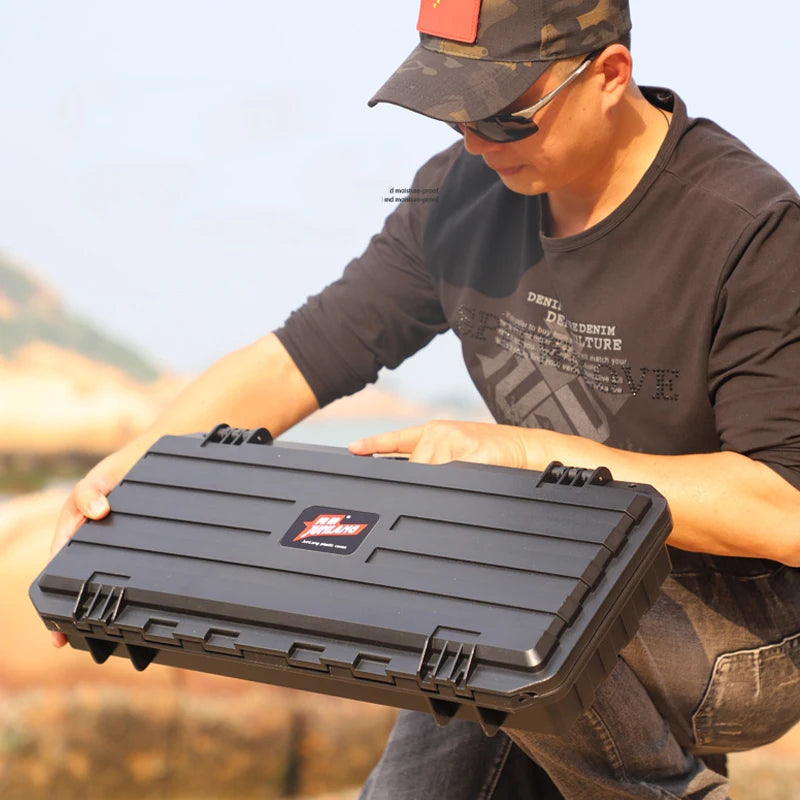 Safety Protection ToolBox Plastic Waterproof Tool case Equipment Instrumentation Box Sealed Moisture-proof Tool Box W/Sponge