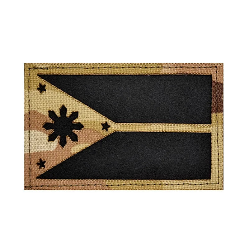 IR Reflective Flag Emblem Cloth Patch CP Camouflage Reflective Hat Sticker Personalized Decorative Backpack Badge Bag Applique