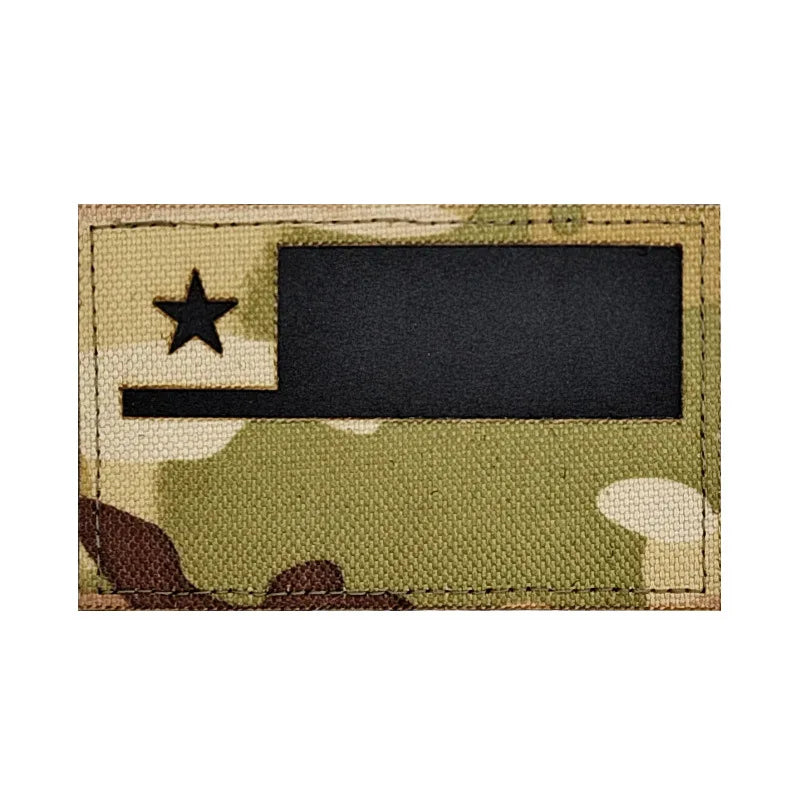 IR Reflective Flag Emblem Cloth Patch CP Camouflage Reflective Hat Sticker Personalized Decorative Backpack Badge Bag Applique