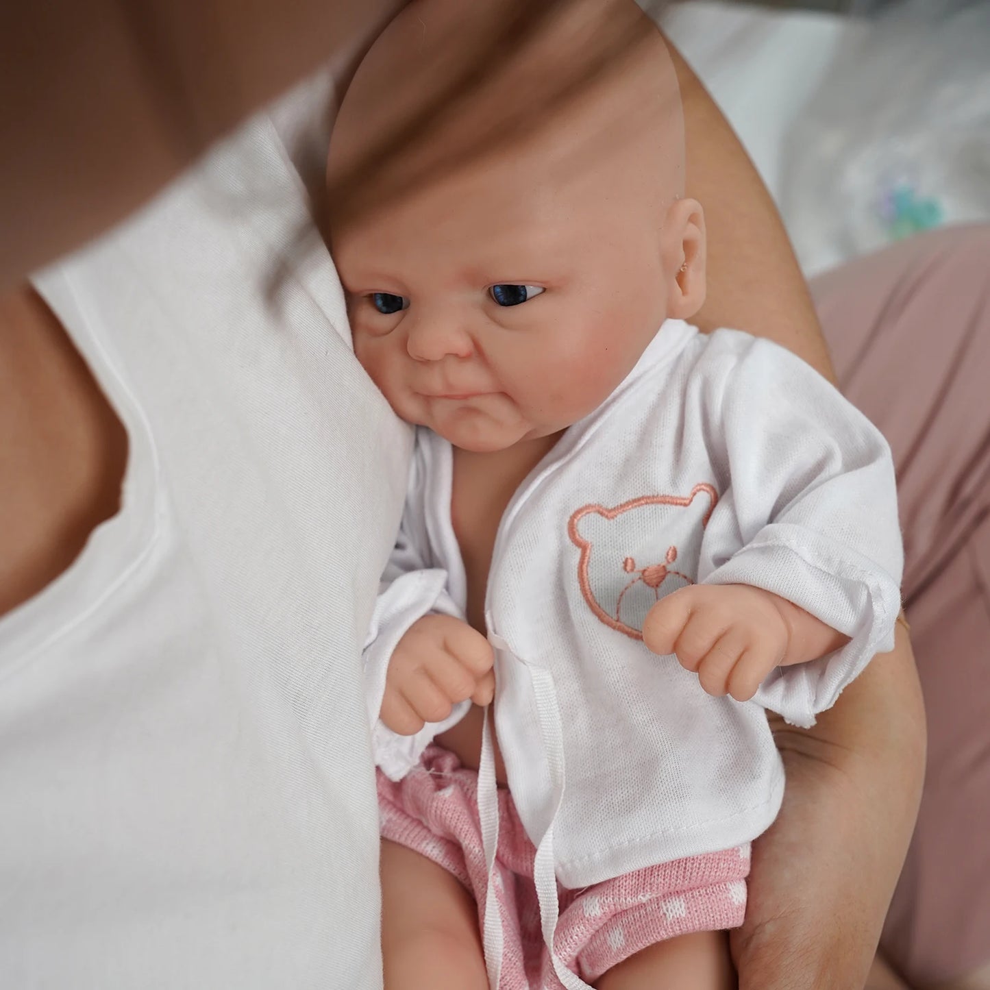 Miaio14" 36 Cm Reborn Baby Dolls Full Silicone Baby Dolls Boy Realistic Soft Silicone Newborn Baby Doll Real Full Body Silicone