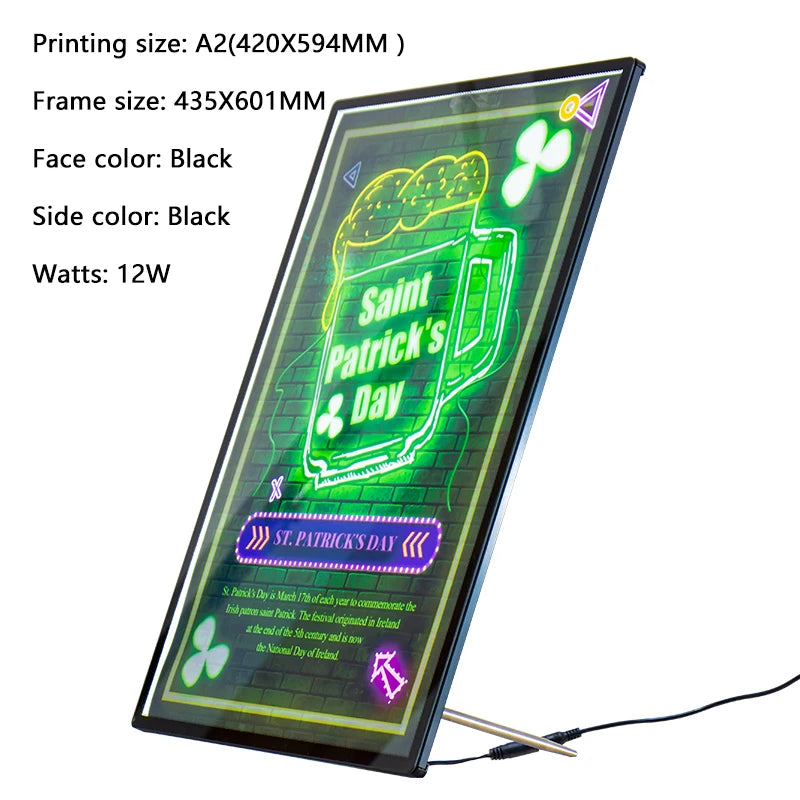crystal lighting box crystal magnetic light box a2 tulundo