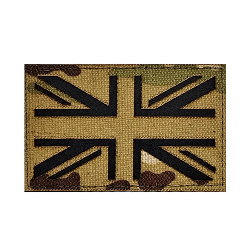 IR Reflective Flag Emblem Cloth Patch CP Camouflage Reflective Hat Sticker Personalized Decorative Backpack Badge Bag Applique