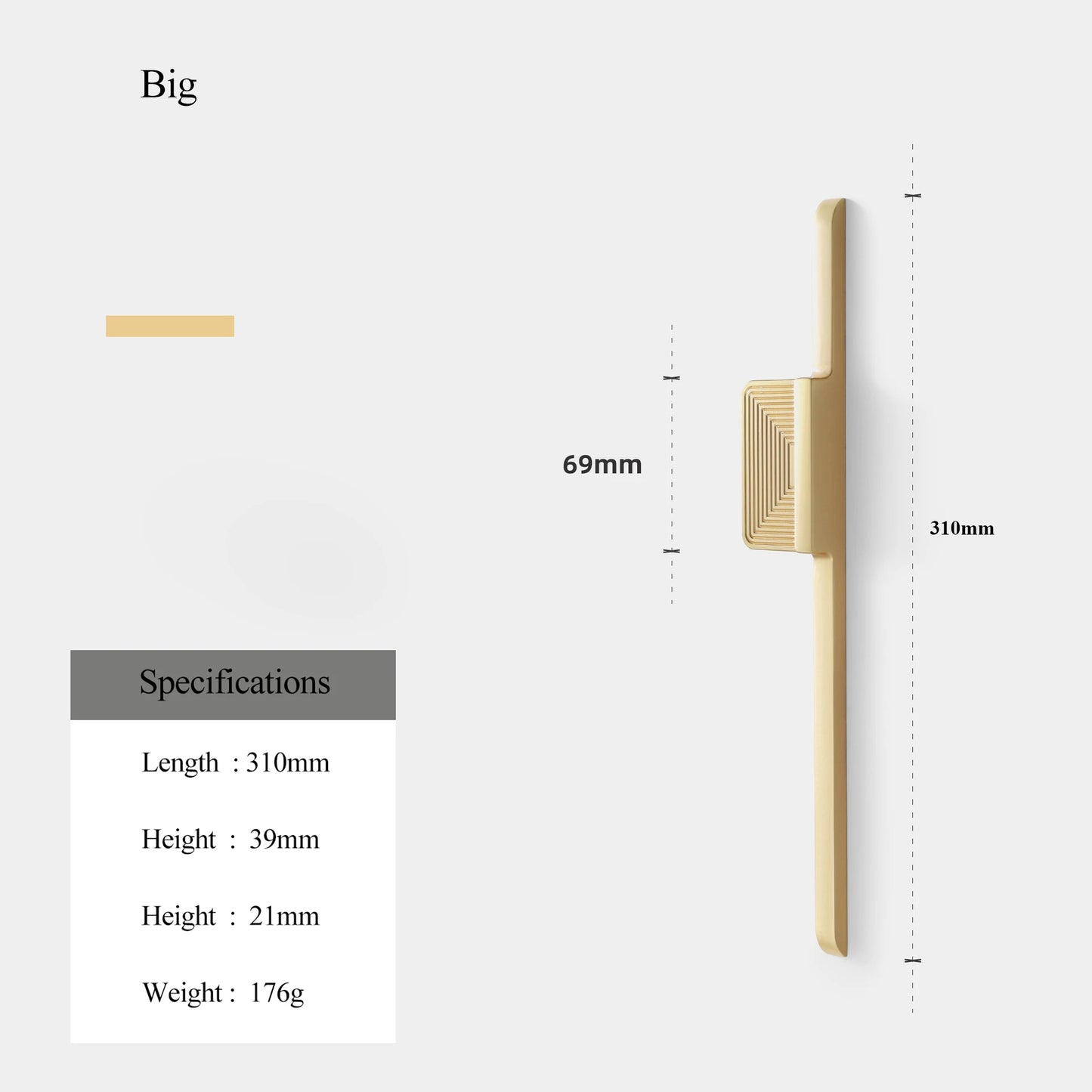 Copper Brushed Cabinet Pulls Zinc Alloy Cupboard Hhandle Furniture Wardrobe Knobs Kitchen Gold Cabinet Handles Hardware