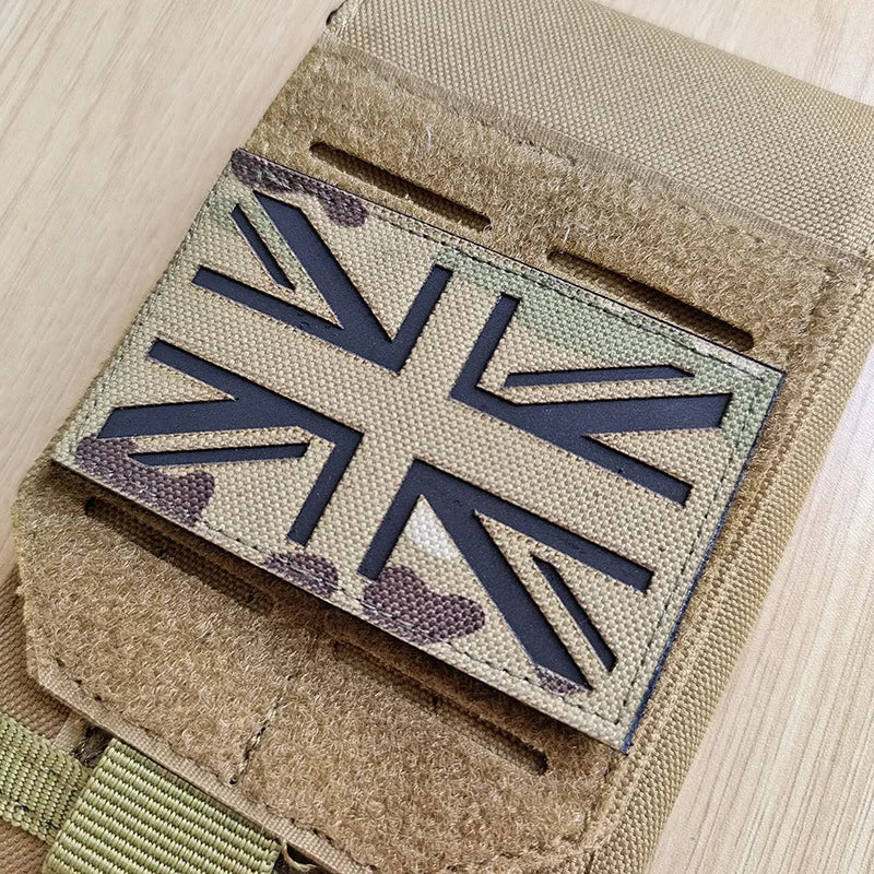 IR Reflective Flag Emblem Cloth Patch CP Camouflage Reflective Hat Sticker Personalized Decorative Backpack Badge Bag Applique