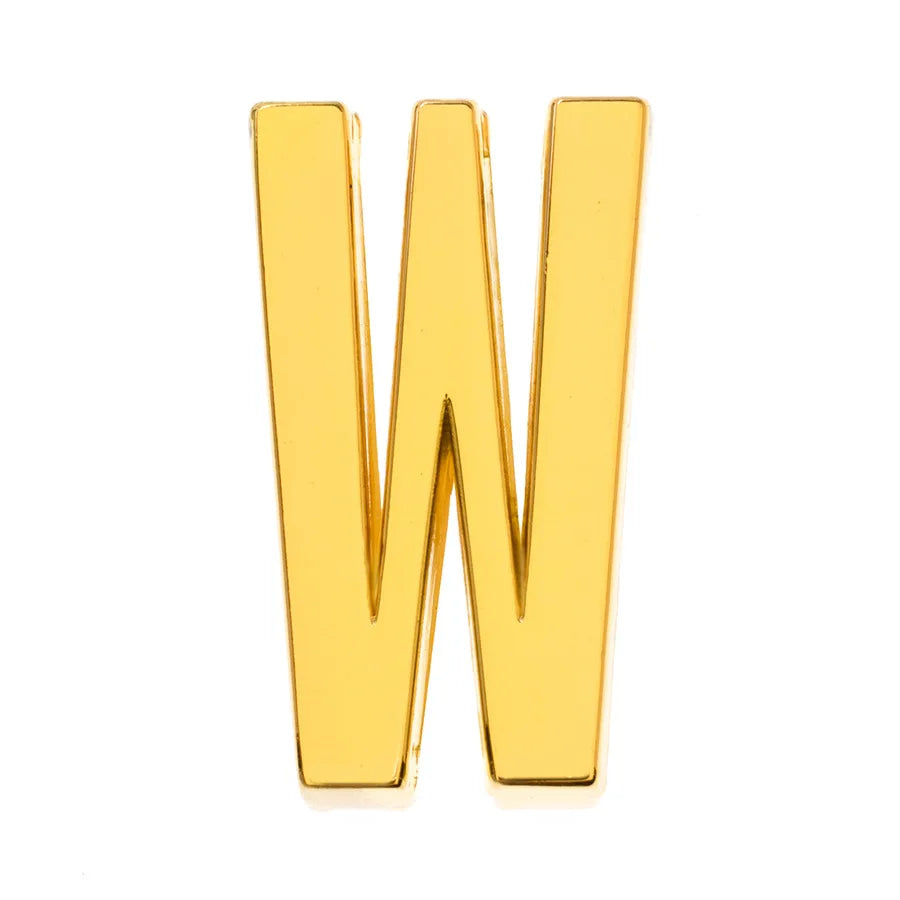 1pc Hole 30mm Slide Letter Plain Golden Color English Alphabet A-Z Fit DIY Wristband Bracelet Pet Collar Jewelry Making