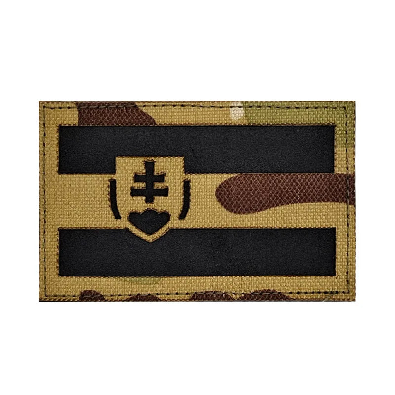 IR Reflective Flag Emblem Cloth Patch CP Camouflage Reflective Hat Sticker Personalized Decorative Backpack Badge Bag Applique
