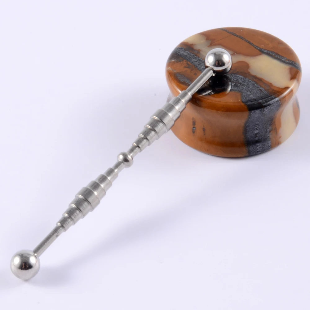 1Pcs Surgical Steel Punk Snake Industrial Barbell Ring Arrow Cone Straight Barbell Ring Cartilage Earring Helix Body Jewelry