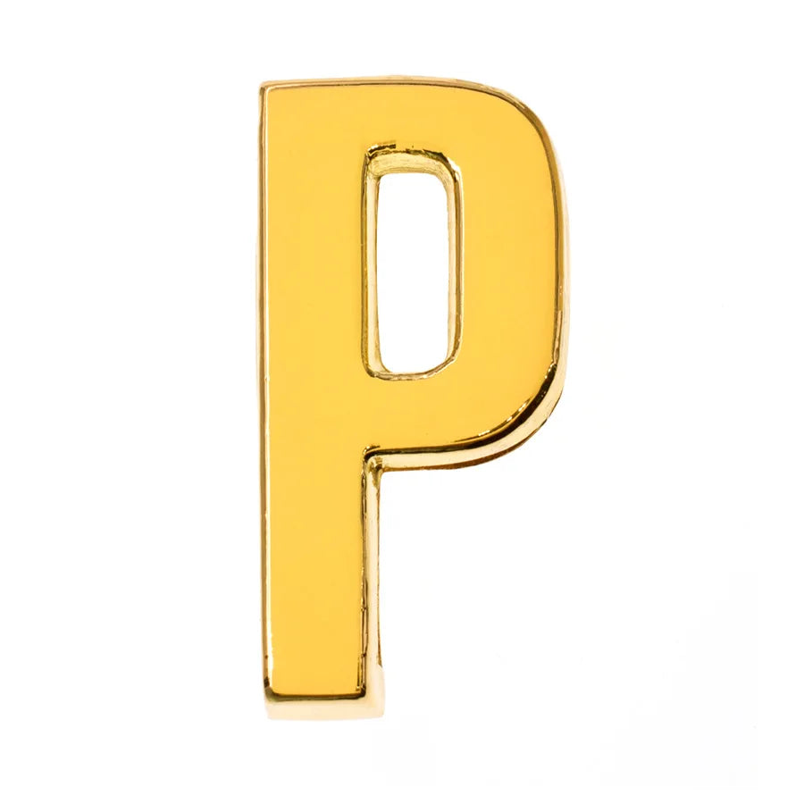 1pc Hole 30mm Slide Letter Plain Golden Color English Alphabet A-Z Fit DIY Wristband Bracelet Pet Collar Jewelry Making