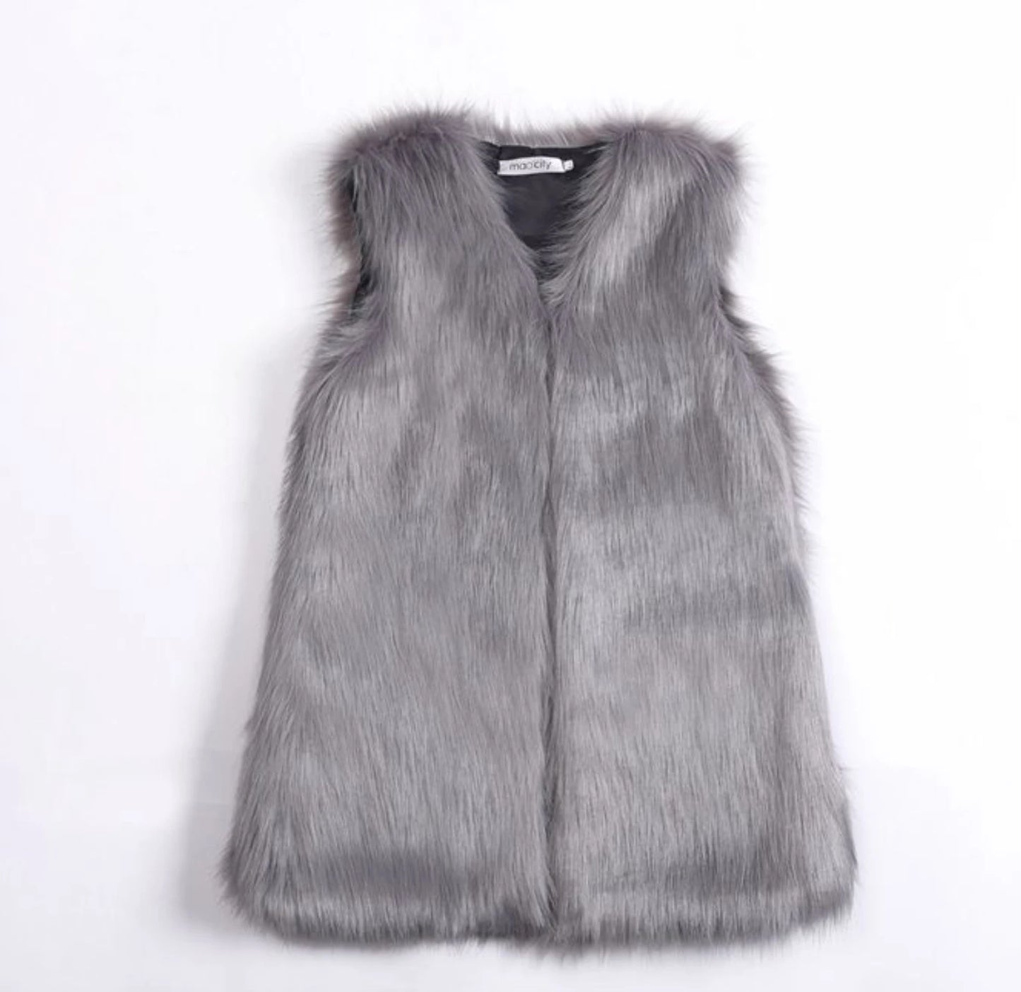 women's vest large size faux fur vest Women sleeveless jacket female fur rabbit new fox vest women's long vest