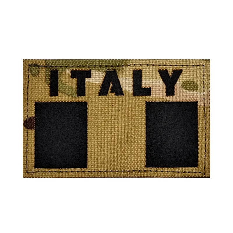 IR Reflective Flag Emblem Cloth Patch CP Camouflage Reflective Hat Sticker Personalized Decorative Backpack Badge Bag Applique