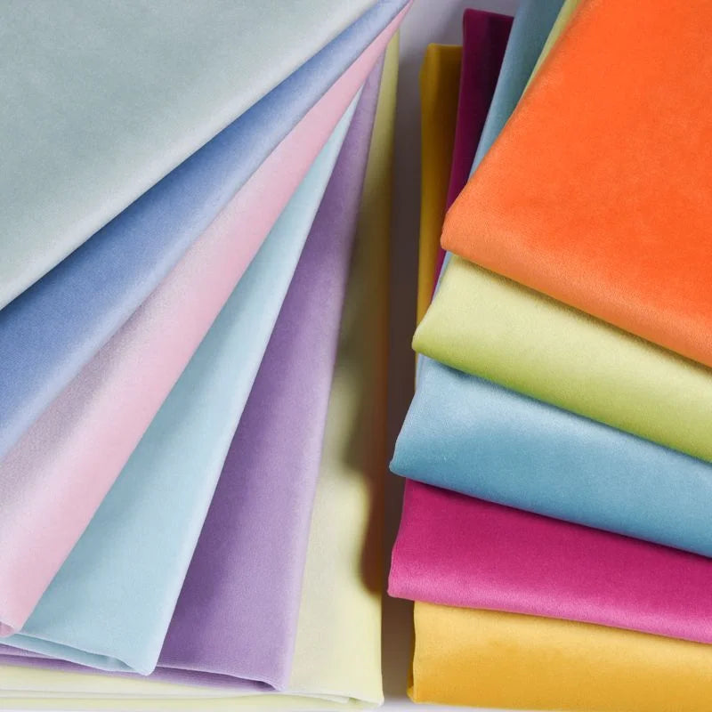 Thickened Velvet Fabric Solid Colors Dutch Velvet Used for Sofa Curtains Tablecloths Throw Pillow DIY Apparel Home Sewing Fabric