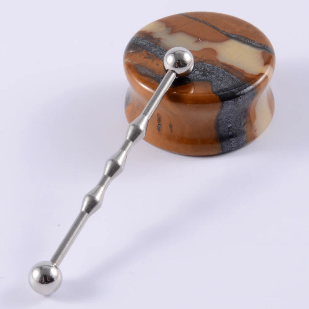 1Pcs Surgical Steel Punk Snake Industrial Barbell Ring Arrow Cone Straight Barbell Ring Cartilage Earring Helix Body Jewelry