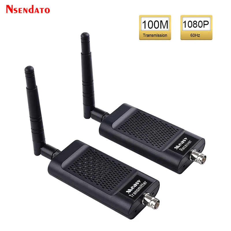 Measy Air SDI 2.4G/5.8G 1080P 3D 100M Wireless Audio Camera Live Transmitter Sender Receiver Extender Adapter For HDTV Monitor