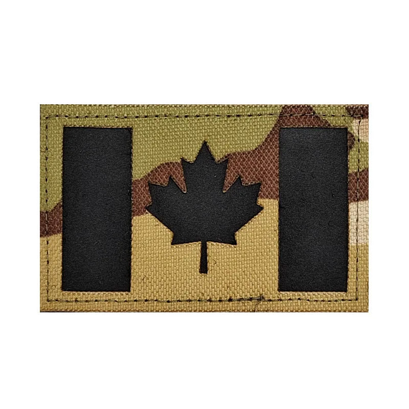 IR Reflective Flag Emblem Cloth Patch CP Camouflage Reflective Hat Sticker Personalized Decorative Backpack Badge Bag Applique