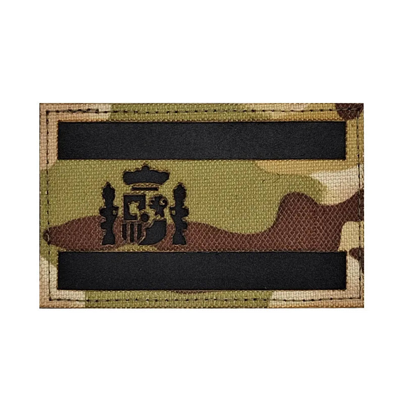 IR Reflective Flag Emblem Cloth Patch CP Camouflage Reflective Hat Sticker Personalized Decorative Backpack Badge Bag Applique
