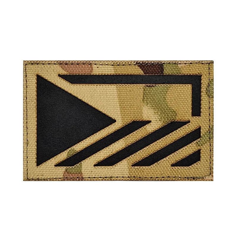 IR Reflective Flag Emblem Cloth Patch CP Camouflage Reflective Hat Sticker Personalized Decorative Backpack Badge Bag Applique