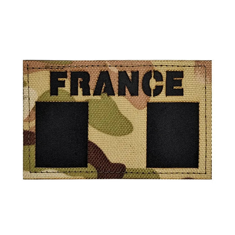 IR Reflective Flag Emblem Cloth Patch CP Camouflage Reflective Hat Sticker Personalized Decorative Backpack Badge Bag Applique