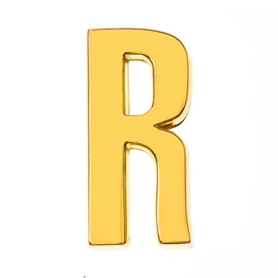 1pc Hole 30mm Slide Letter Plain Golden Color English Alphabet A-Z Fit DIY Wristband Bracelet Pet Collar Jewelry Making