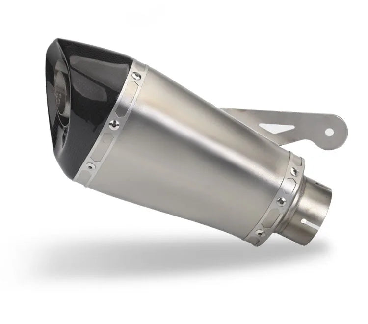 60MM Motorcycle Exhaust Pipe System Muffler Moto Escape Laser Removable DB Killer For BMW S1000 S1000R S1000RR Slip On