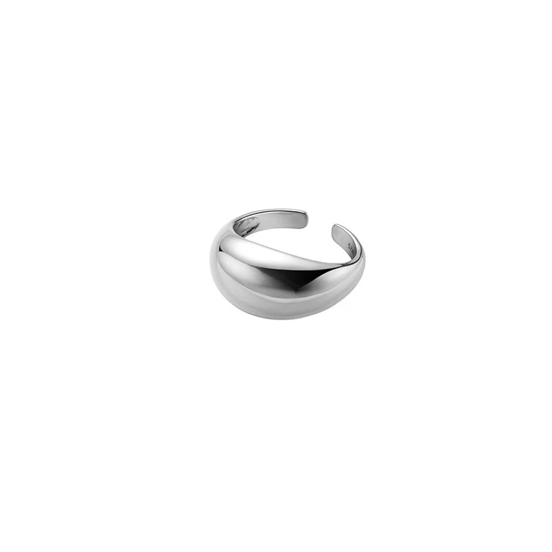 Woman Rings Silver 925 Jewelry The Letter H Gift Female Ring 2021 Trend Teens Wedding Punk Fine Jewelry For Woman Adjustable