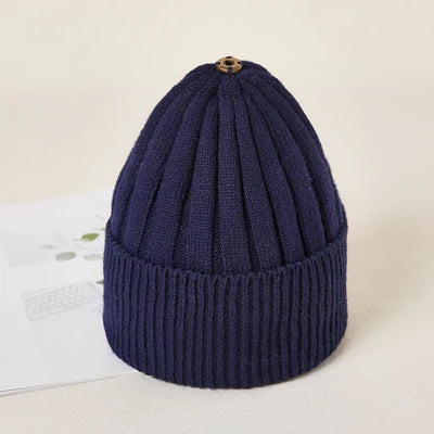 Winter women Girls real fox fur pom pom knitted beaines cap Kid baby Boy Child Rabbit fur knitting skullies hat Cashmere gorros