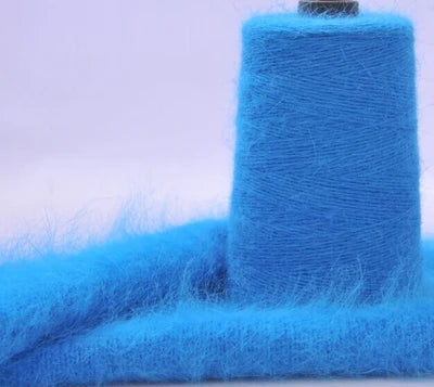 Customizable mink cashmere autumn and winter coat long knit loose coat with hat cardigan thickened sweater S23211