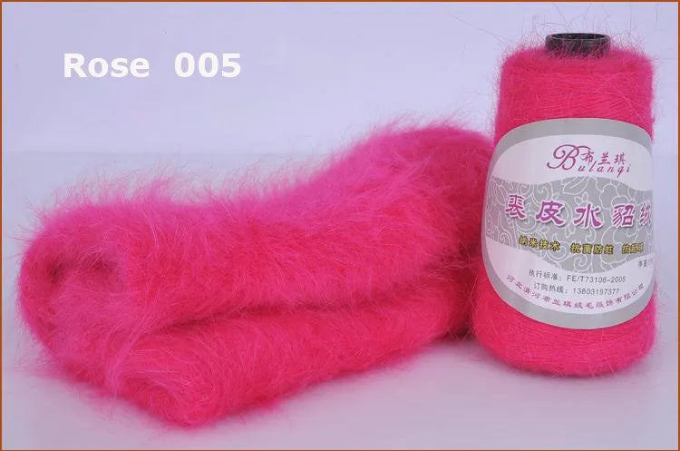 Customizable mink cashmere autumn and winter coat long knit loose coat with hat cardigan thickened sweater S23211