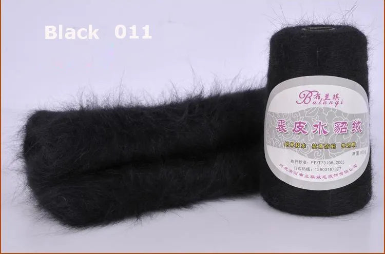 Customizable mink cashmere autumn and winter coat long knit loose coat with hat cardigan thickened sweater S23211