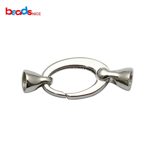 Beadsnice Pure Silver Connector Lobster Claw Clasps For Pearl Necklaces Fashion Jewelrys ID37138