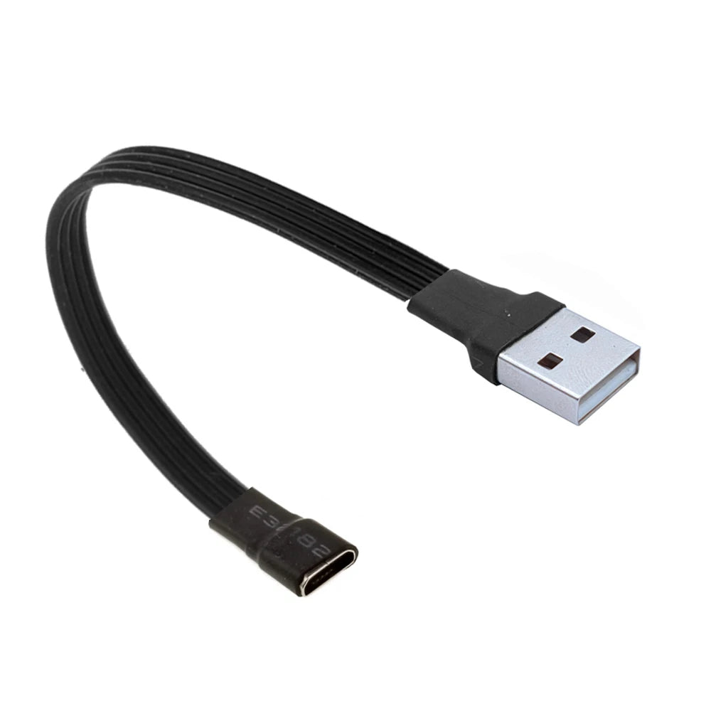 5CM 10CM 90 Degree Up Down Left Right Micro USB 2.0 Male to Micro B Mini type-c usb Female Extension Cable 5CM-300CM