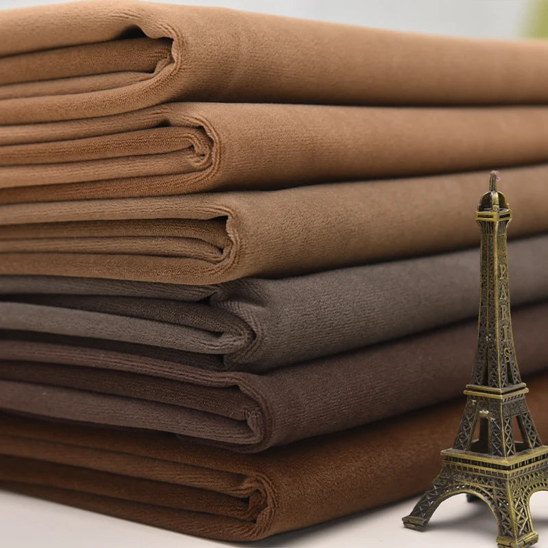 Thickened Velvet Fabric Solid Colors Dutch Velvet Used for Sofa Curtains Tablecloths Throw Pillow DIY Apparel Home Sewing Fabric