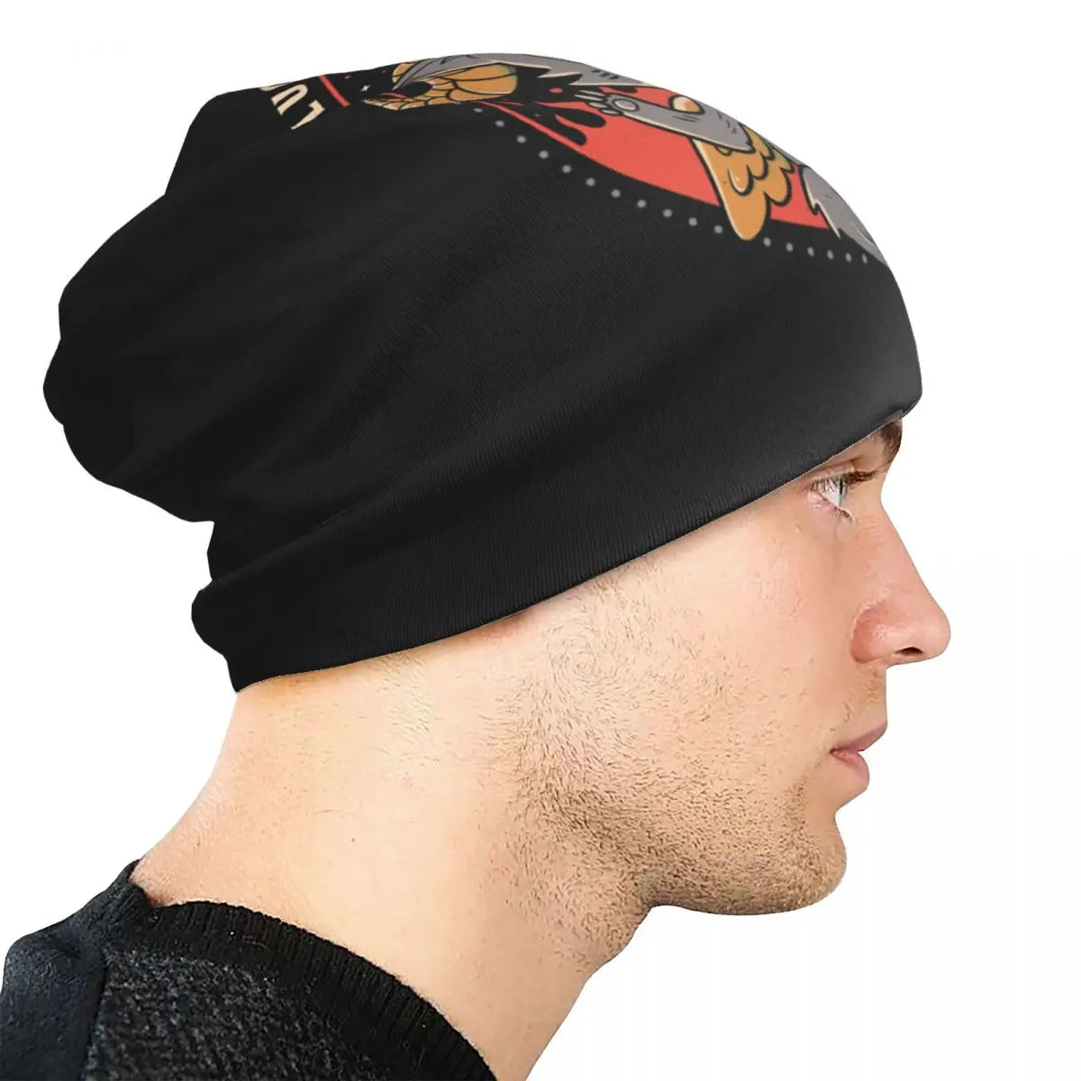 Bonnet Hats Baphomet Satan Lucifer Men Women's Thin Skullies Beanies Hat Hail Lucipurr Cute Cat Autumn Spring Warm Cap