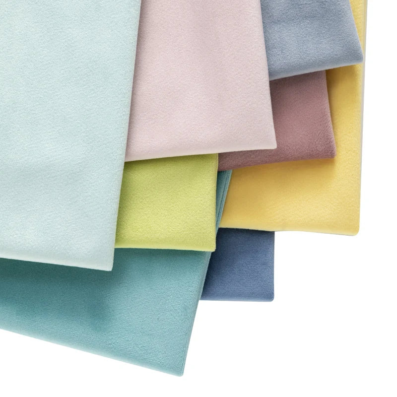Thickened Velvet Fabric Solid Colors Dutch Velvet Used for Sofa Curtains Tablecloths Throw Pillow DIY Apparel Home Sewing Fabric