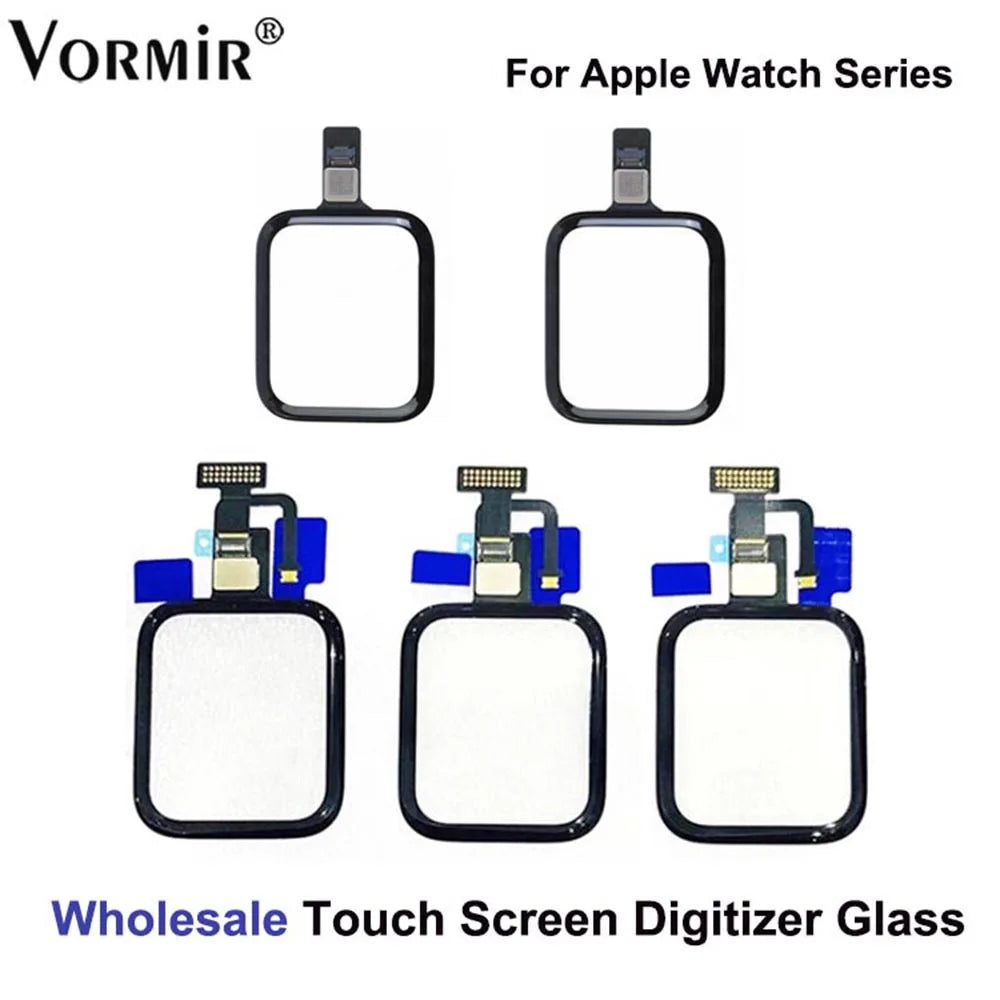 10pcs Laminated OCA Touch Digitizer Glass For Apple Watch S4 S2 S5 S6 38mm 40mm 42mm 44mm LCD Touch Screen Repair Replace Parts