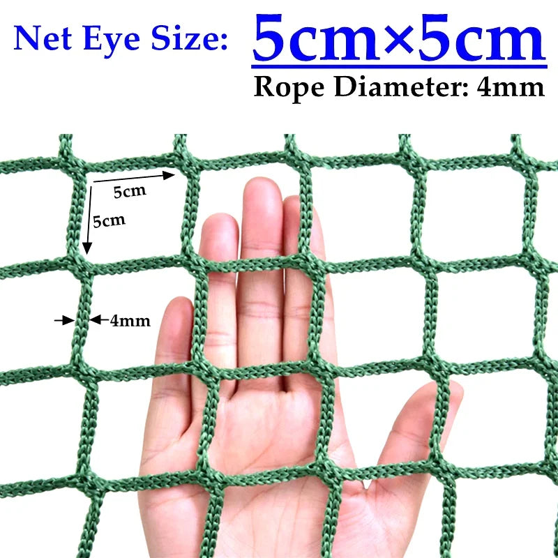 4mm Knotless Rope Net For Children's Playground Safety Fence No Knot Trampoline Stairs Anti Fall Mesh Netting