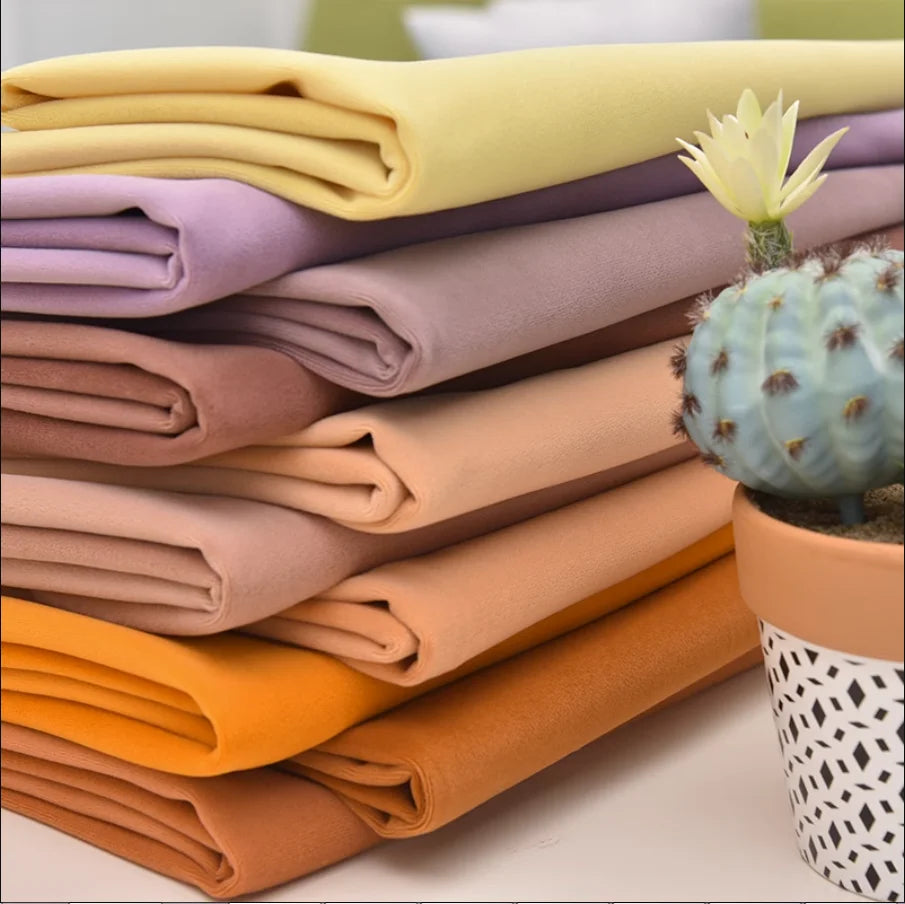 Thickened Velvet Fabric Solid Colors Dutch Velvet Used for Sofa Curtains Tablecloths Throw Pillow DIY Apparel Home Sewing Fabric