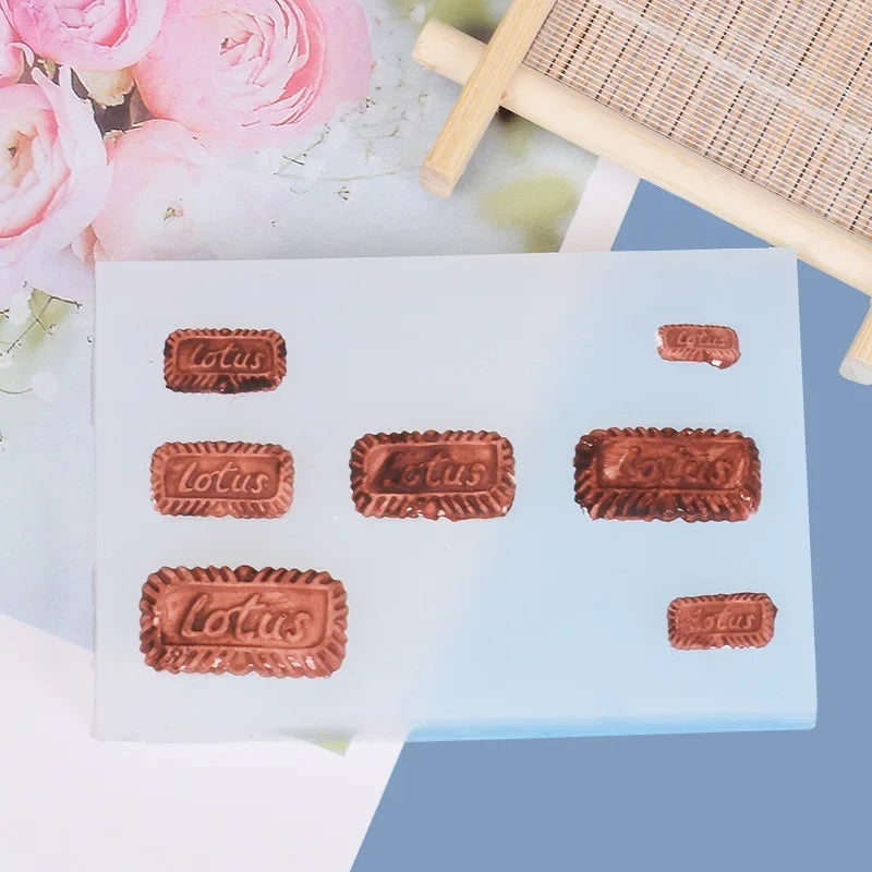 Caramel Micro Biscuit DIY Cake Mousse Fondant Silicone Mould 15096