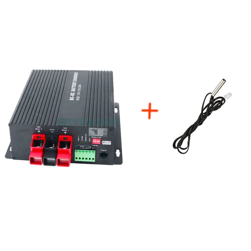 DC to DC Battery charger 12V TO 24V 25A fast RV 4WD Camper Trailer Yacht on board battery charger for lead acid lithium lifepo4