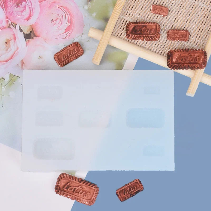 Caramel Micro Biscuit DIY Cake Mousse Fondant Silicone Mould 15096