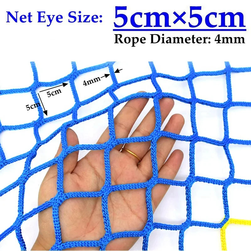 4mm Knotless Rope Net For Children's Playground Safety Fence No Knot Trampoline Stairs Anti Fall Mesh Netting